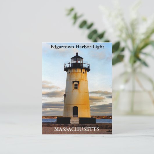 Carte postale Edgartown Harbour Light, Massachuset (Debout devant)