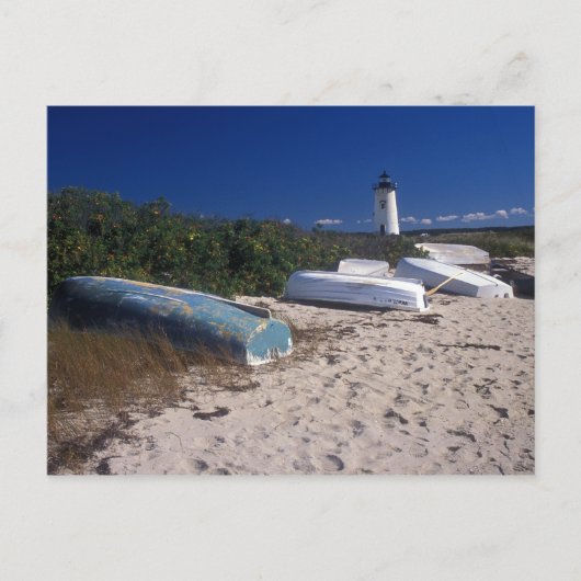 Carte Postale Edgartown Lighthouse and Beach (Devant)