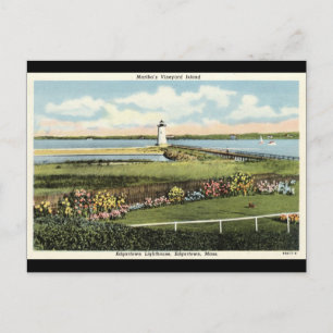 Carte Postale Edgartown Lighthouse Martha's Vineyard c1925