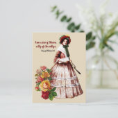 Carte postale édifiante du Cantique des Cantiques (Debout devant)