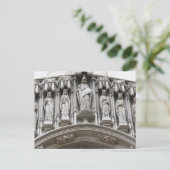 Carte Postale édifice de l'abbaye de westminster (Debout devant)