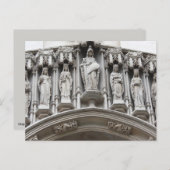 Carte Postale édifice de l'abbaye de westminster (Devant / Derrière)