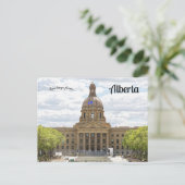 Carte Postale Édifice de l'Assemblée législative de l'Alberta Al (Debout devant)