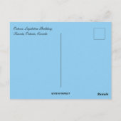 Carte Postale Édifice de l'Assemblée législative de l'Ontario On (Dos)