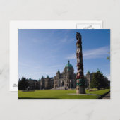 Carte Postale Édifice du parlement de Victoria 1 (Devant / Derrière)