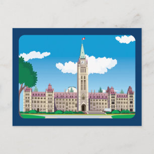 Carte Postale Édifice du Parlement d'Ottawa