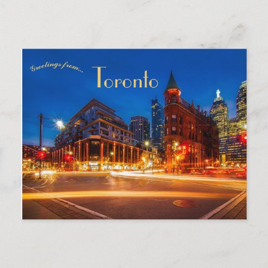 Carte Postale Édifice Gooderham Flatiron Édifice Toronto (Devant)