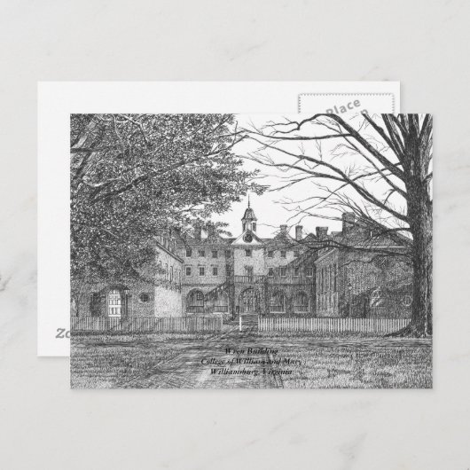 Carte Postale Édifice Wren (Devant / Derrière)