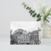 Carte postale Edimbourg Castle Scotland noir et bl (Debout devant)