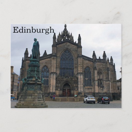 Carte Postale Édimbourg - Cathédrale St Giles (Devant)