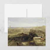 Carte Postale Édimbourg du château 1847 (Devant / Derrière)