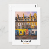 Carte Postale Edimbourg Écosse (Devant / Derrière)