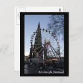 Carte Postale Édimbourg, Écosse (Devant / Derrière)