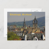 Carte Postale Édimbourg, Écosse (Devant / Derrière)