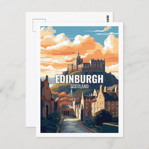 Carte Postale Edimbourg Écosse célèbres lieux de voyage