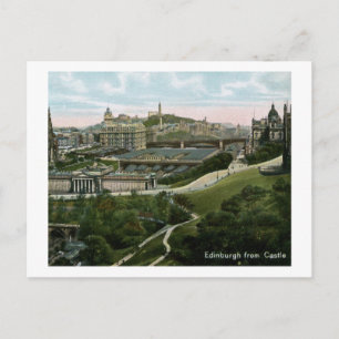 Carte Postale Edimbourg, Ecosse de Castle Vintage