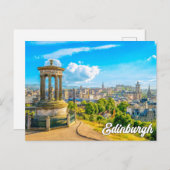 Carte Postale Edimbourg, Écosse, Royaume-Uni (Devant / Derrière)