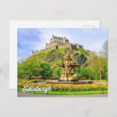 Carte Postale Edimbourg, Écosse, Royaume-Uni (Devant / Derrière)