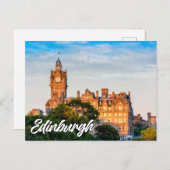 Carte Postale Edimbourg, Écosse, Royaume-Uni (Devant / Derrière)