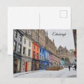 Carte Postale Édimbourg - rue Victoria (Devant / Derrière)