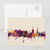 Carte Postale Édimbourg Scotland Skyline (Devant / Derrière)