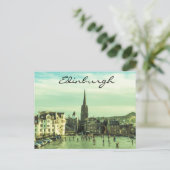 Carte Postale Édimbourg vintage (Debout devant)