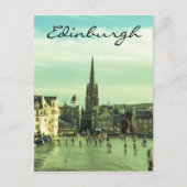 Carte Postale Edimbourg vintage (Devant)