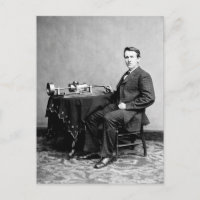 Edison et son phonographe 1887