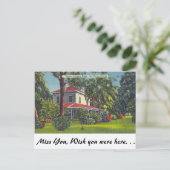 Carte Postale Edison's Home, Fort Myers, Floride (Debout devant)