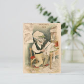 Carte Postale Éditeur de squelette (Debout devant)