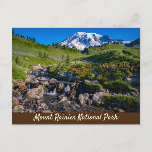 Carte Postale Edith Creek et Mount Rainier Morning Light