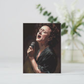 Carte Postale Edith piaf - Peinture (Debout devant)