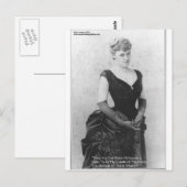 Carte Postale Edith Wharton Citation "Répandre la lumière" Cadea (Devant / Derrière)