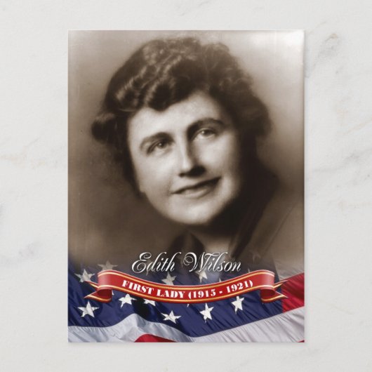 Carte Postale Edith Wilson, Première Dame des Etats-Unis (Devant)