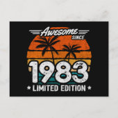 Carte Postale Édition limitée 1983 Rétro Incroyable Depuis 1983 (Devant)