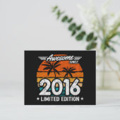 Carte Postale Édition limitée 2016 Rétro Incroyable Depuis 2016 (Debout devant)