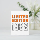 Carte Postale Edition limitée 33 Designs d'anniversaire (Debout devant)