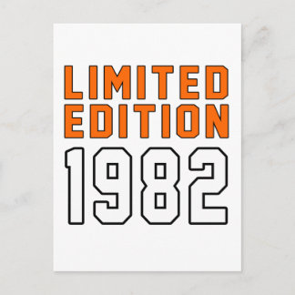 Carte Postale Edition limitée 33 Designs d'anniversaire