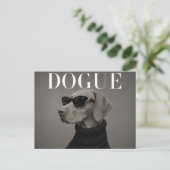 Carte Postale Éditorial de mode de luxe Vizsla (Debout devant)