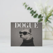 Carte Postale Éditorial de mode luxe sur le Norwich Terrier (Debout devant)