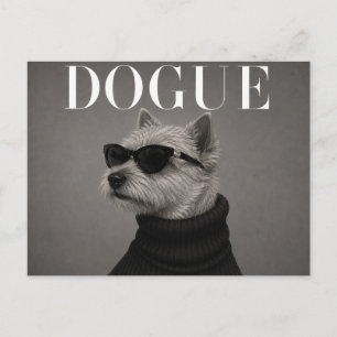 Carte Postale Éditorial de mode luxe sur le Norwich Terrier