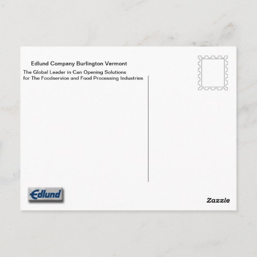 Carte Postale Edlund (Dos)