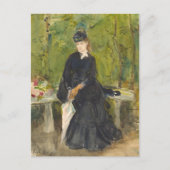 Carte Postale Edma assise dans un parc | Berthe Morisot (Devant)