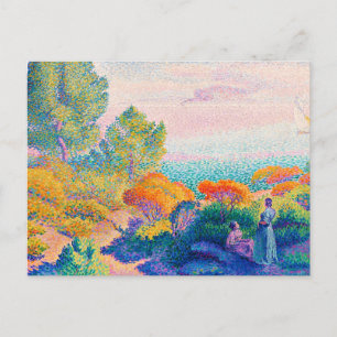 Carte Postale Edmond Cross, Deux femmes au bord de la mer,