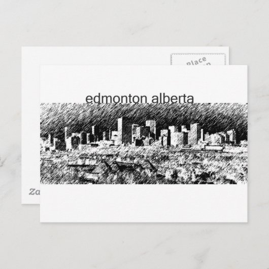 Carte Postale Edmonton Alberta (Devant / Derrière)