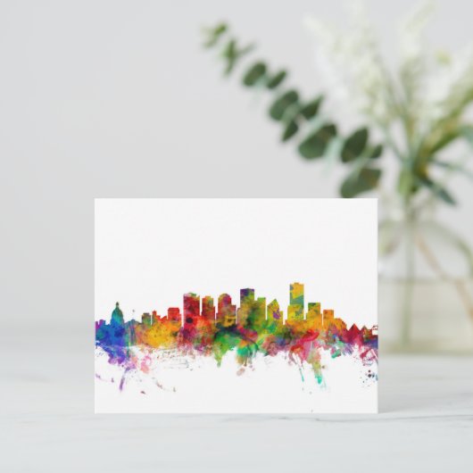 Carte Postale Edmonton Canada Skyline (Debout devant)