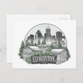 Carte Postale Edmonton City Canada (Devant / Derrière)
