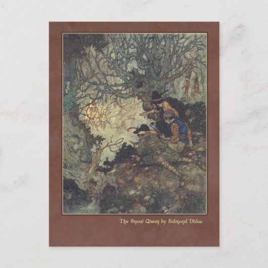Carte Postale Edmund Dulac Illustration de The Snow Queen (Devant)