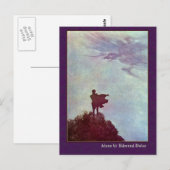 Carte Postale Edmund Dulac Illustre Edgar Allan Poe (Devant / Derrière)