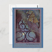 Carte Postale Edmund Dulac Illustre Edgar Allan Poe (Devant / Derrière)